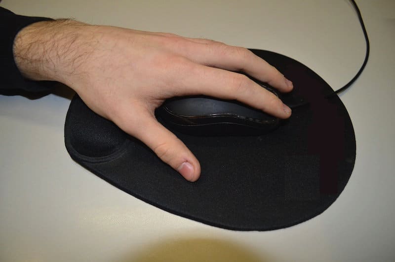 Mousepad,Erhöhung,Handgelenk,Auflage,Hand,ergonomisch